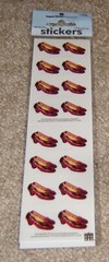 Paper House Sticky Pix Stickers ~ Wizard of Oz Small Ruby Slippers. NIP
