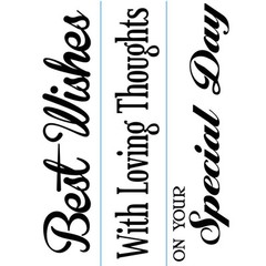 #129 Darice Embossing Folder Essentials » JUST BECAUSE 3 PACK » 1218-85
