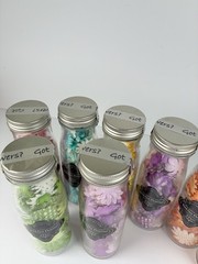8 Prima Marketing Paper Iced Got Flowers? Milk bottles Craft/Scrapbook