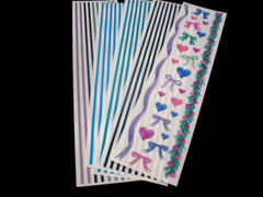 Lot of Formal/Wedding/Autumn Stickers/Ribbons/Hearts/Lines