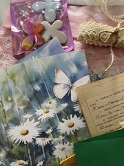 Lot Mixed Vintage and New Ephemera & Things Junk Journal Scrapbook Diary Boards