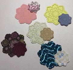 POP-UP FLOWER Die-Cuts(10pc)2 Sizes •Garden•Wedding•Blooms •Daisy•Foil•Metallic