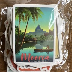 50 Piece Global Travel City And Landscape Stickers Travel Theme Free Shipping !