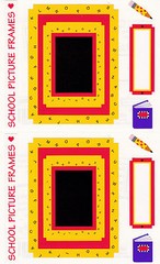 Mrs. Grossman’s Giant Stickers – Frames – ABC Small School Picture – 2 Strips