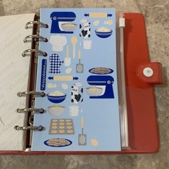 Vintage Stickopotamus Gingham Sticker Binder Book Zipper Pouch Stickers Sheets!