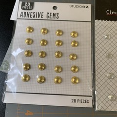 HUGE LOT Joann Scrap Essentials + More- Faux Eyelets Gems Rhinestones