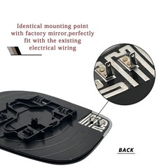 Right Passenger Side Mirror Glass Replacement For 2014 2015 2016 2017 HONDA O…