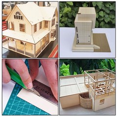 HOIGON 120 PCS 3 x 3 Inch Unfinished Wooden Squares Pieces, Natural Blank Woo…