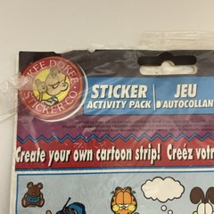 Okee Dokee Garfield Sticker Activity Pack Create Your Own Cartoon Strip DAMAGED