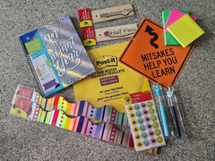 2026/27 Teacher Planner, Border, Jumbo Post-its, Hall Pass, Stickers and more!!