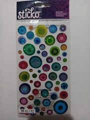 EK Success 52-00022 Sticko Color Bubbles Stickers