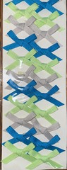 Martha Stewart Grosgrain Ribbon Bows Gray Green Blue Craft Scrapbook 24 Stickers