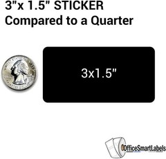 Large Consecutive Number Stickers 0001-1000 | 3×1.5 Inch
