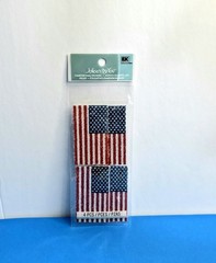 FREE SHIP Jolee’s AMERICAN FLAG Scrapbook Stickers STARS STRIPES MARINE ARMY AIR