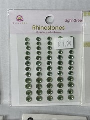 Self-Adhesive Rhinestones Lot Green Purple Silver Blue Amber Black Gold Orange