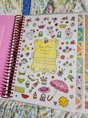 Fun Pad ,Spiral Craft Creativity Activity Book Scrapbooking Stickers 100 pages