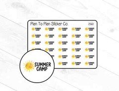 2560~~Summer Camp Planner Stickers.
