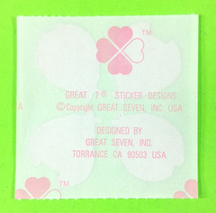 Vintage Prismatic Great 7 Lady Bugs Sticker Mod