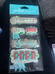 Jolee’s Boutique Grandpa words 5 pc