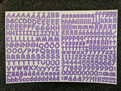Creative Memories ABC/123 MINI LETTERS/NUMBERS NEW Lots of colors and styles