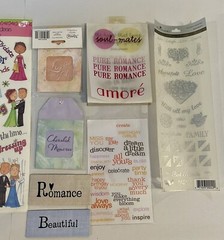 Scrapbooking Stickers Lot of 10 pkg LOVE COUPLE Assorted Types Brands Scrapbook