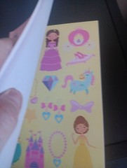 STICKERBOOK FOR KIDS 18 SHEETS A5 PRINCESS (A)