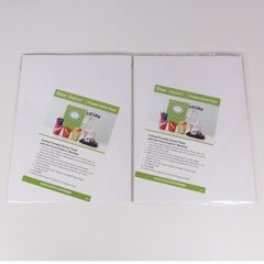 Cricut Printable Sticker Paper White 8.5×11 12 Sheets 2 Pack Bundle Crafting