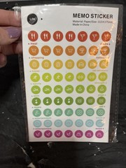 Lot Of 3 NIP Planner/ Calendar Stickers Mixed Brands
