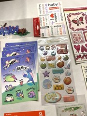 Large lot of Stickers for Scrapbooking and Crafts- what you see is what you get