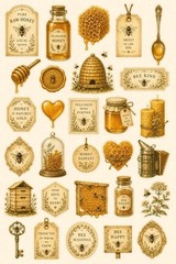 Cute Bee Embellishments Junk Journal Scrapbook USA