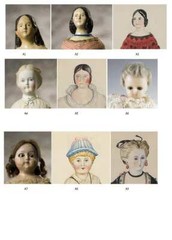 Doll Head Prints Set of 20 Vintage Doll Head Prints on Lightweight Cardstock