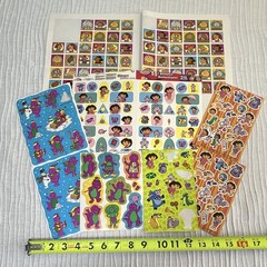 Vintage Sticker Lot – Sandy Lion Dora The Explorer, Barney, Arthur, Nick Jr.