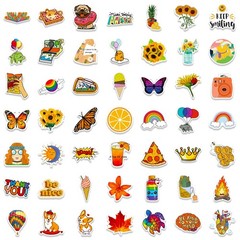 Art Stickers for Kids Teens Adults, 100 Pcs Cute Aesthetic Vinyl Waterproof Stic