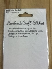 Handmade Craft Stickers Hearts And Swans Acid Lignin Free