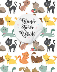 Blank Sticker Book: Blank Sticker Book Collecting Album – Stickers Album for Col