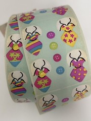 ROLL of Sandylion necktie buttons vintage stickers