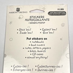NEW Stickety Doo Da THANKSGIVING HARVEST American Greetings Stickers 4 Sheets