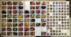 Lot (16 pcs) STICKOPOTAMUS Baking, Groceries, Pizza, Fast Food Binder Stickers