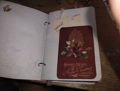 Pink Vintage Roses Junk Journal Scrapbook USA Seller