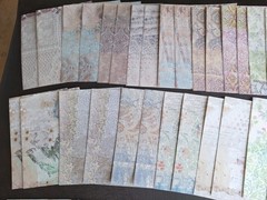 100 Pc Ephemera Paper Pack Rumoured Flower Letter Lace Dances