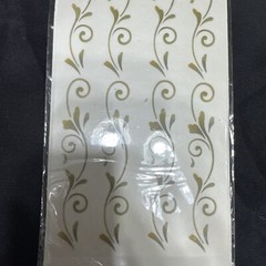 American Traditional Designs RUB-ONS Green Mini Scroll