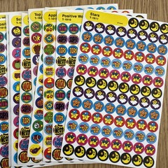 Vintage Stickers Over 40 Sheets & Packs For Teachers Chart, Reward Sticker Lot