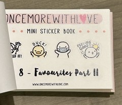 Once More With Love Mini Sticker Book Vol. 8 “Favourites Part 2” OMWL Stickers