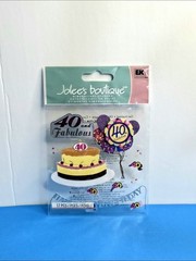 FREE SHIP Jolee’s 40th BIRTHDAY PARTY Scrapbook Stickers CELEBRATION BALLOONS #2