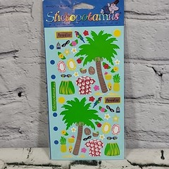 Scrapbooking Stickers Vacation Travel Destination Lot Of 5 Packs Hawaii Brazil