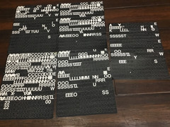 Lot of Alphabet Letter Number Scrapbooking Sticker Sheets -Some letters missing