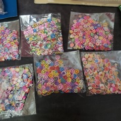 HUGE Crafting Lot Stickers Beads Straws Clothespins Pearls Candles Rulers Crafts