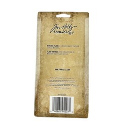 Tim Holtz Idea-ology Vintage Flair Buttons 12 Piece Metal Adornment Craft