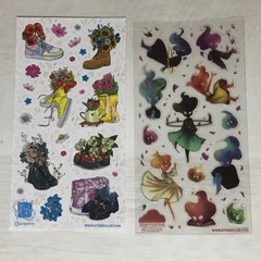 Stickii Club Sticker Sheets Lot of 8 Miscellaneous