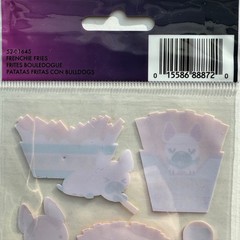 Sticko Stickers FRENCHIE FRIES Scrapbooking EK Success 10 Pieces 52-01645